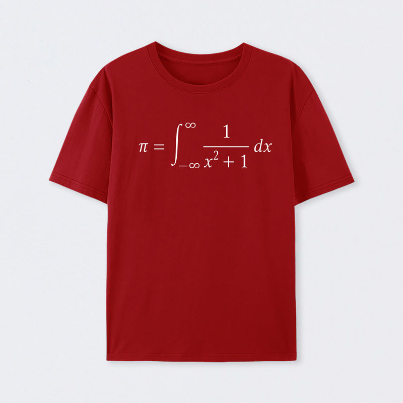 Red The Constant Number Pi T-shirt