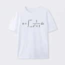 White The Constant Number Pi T-shirt