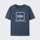 Navy Um The Element of Confusion T-Shirt