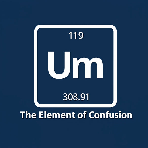 Um The Element of Confusion Cotton Unisex T-Shirt