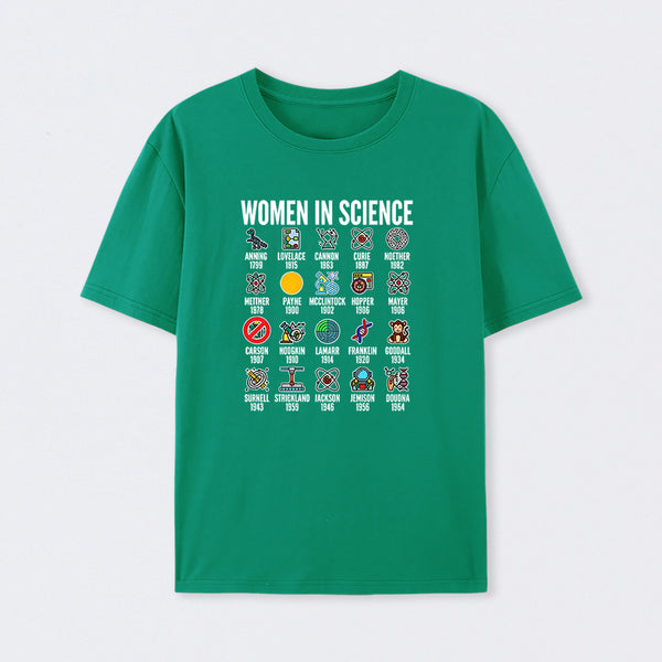 Green Women in Science T-Shirt