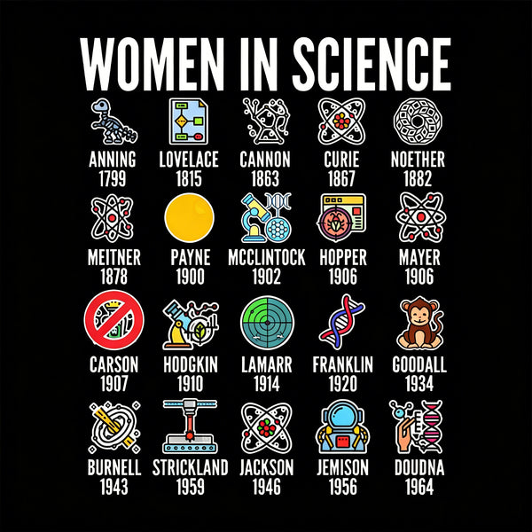 Women in Science Cotton Unisex T-Shirt