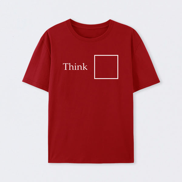 Red Think Outside the Box T-Shirt