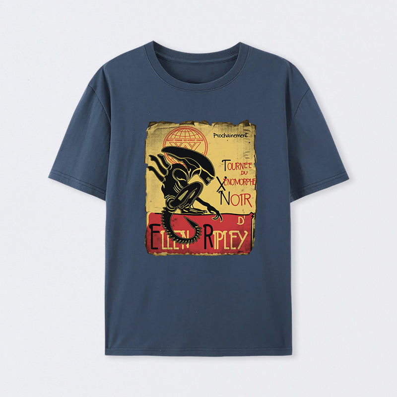 Tournee Du Xenomorphe Doir T-Shirt