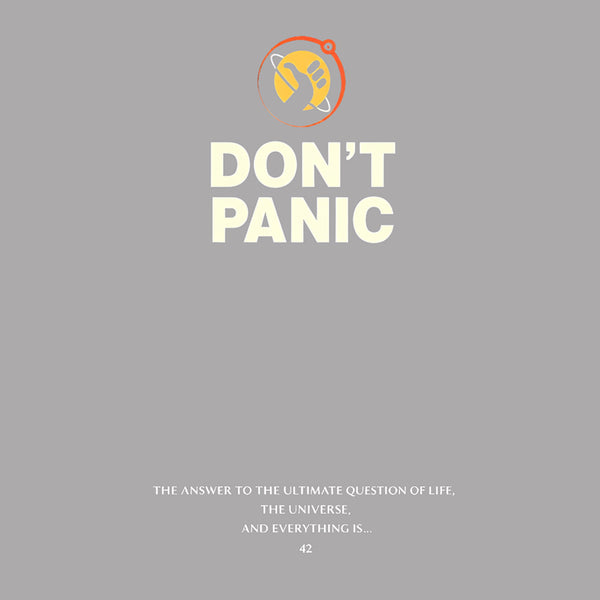 Don't Panic Front and Back Printed T-Shirt