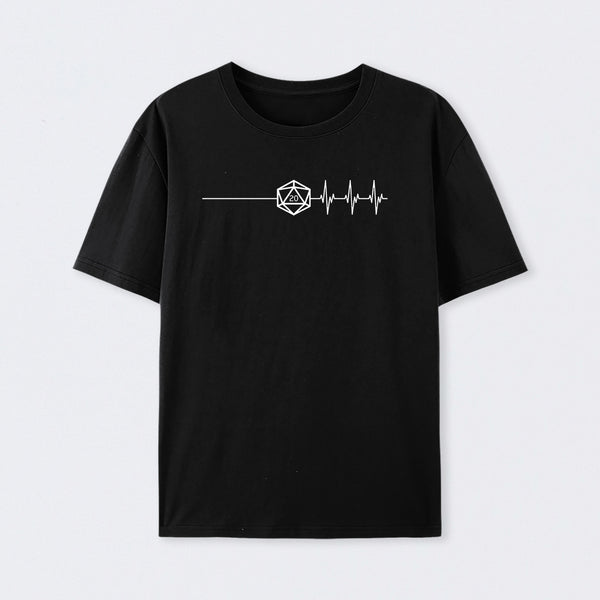 Death Save Critical Success Nat20 D20 T-Shirt