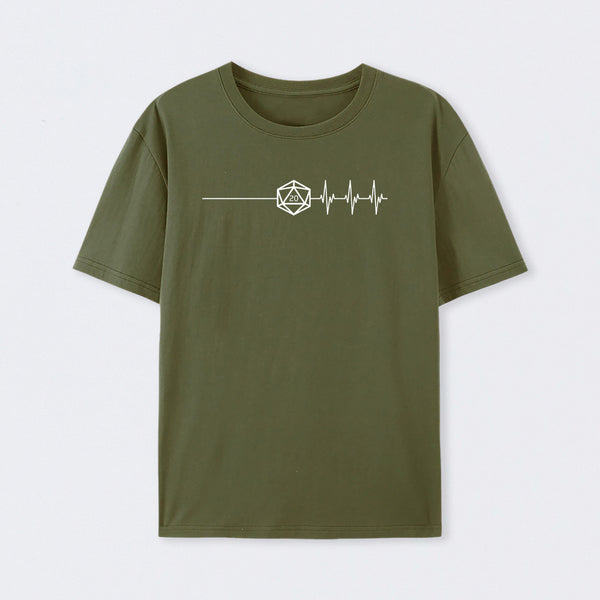 Death Save Critical Success Nat20 D20 T-Shirt