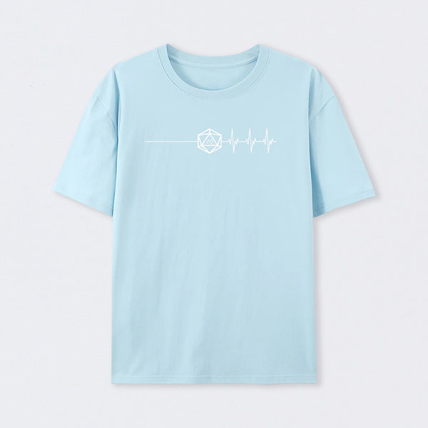 Death Save Critical Success Nat20 D20 T-Shirt