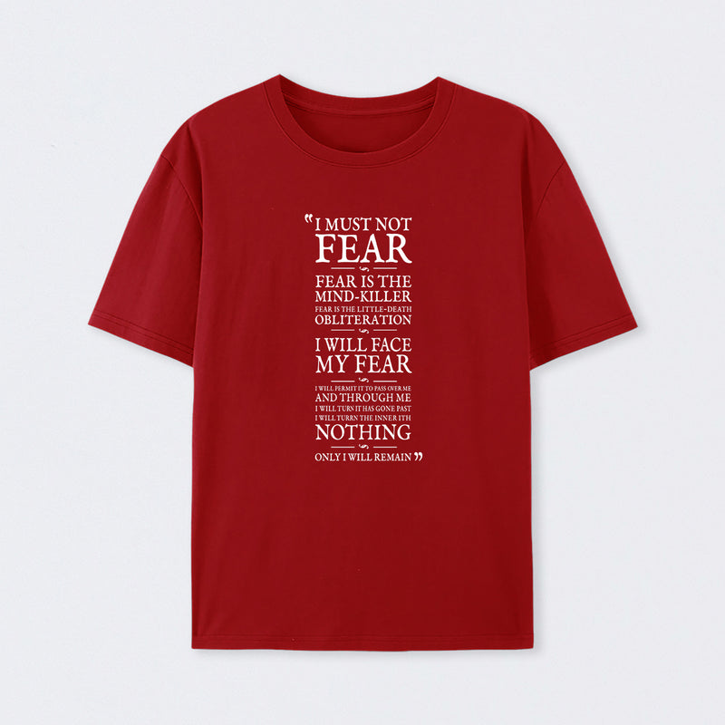 Litany Against Fear T-Shirt