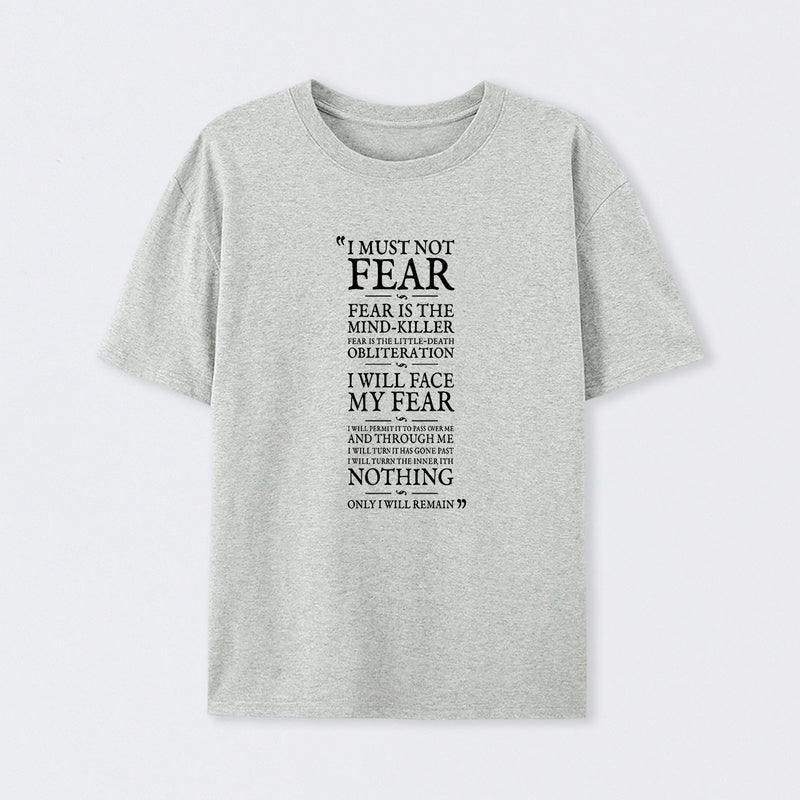 Litany Against Fear T-Shirt