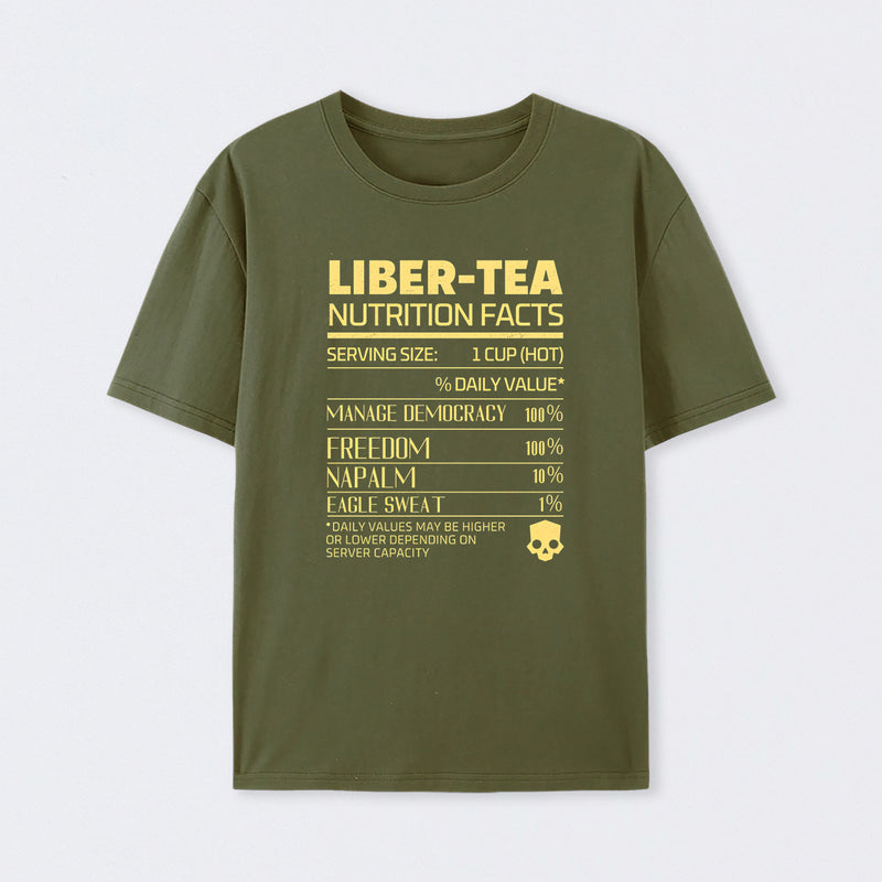 Liber-tea one cup at a time! helldivers T-Shirt