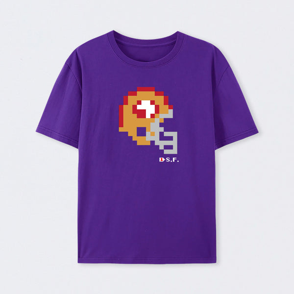 49ers Tecmo Bowl Helmet T-Shirt