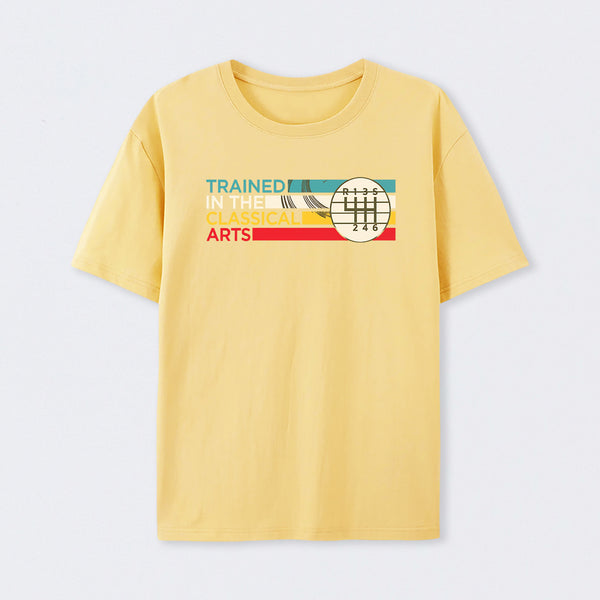 Trained In The Classical Arts Speed Manual Transmission T-Shirt