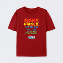 Game Paused Let Me Ask My Wife Retro T-Shirt