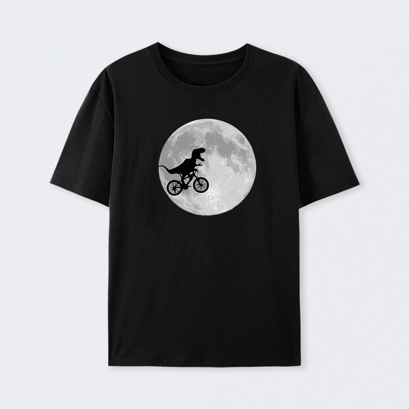 Dinosaur Bike and Moon T-Shirt
