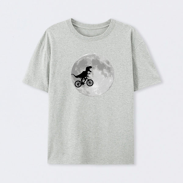 Dinosaur Bike and Moon T-Shirt