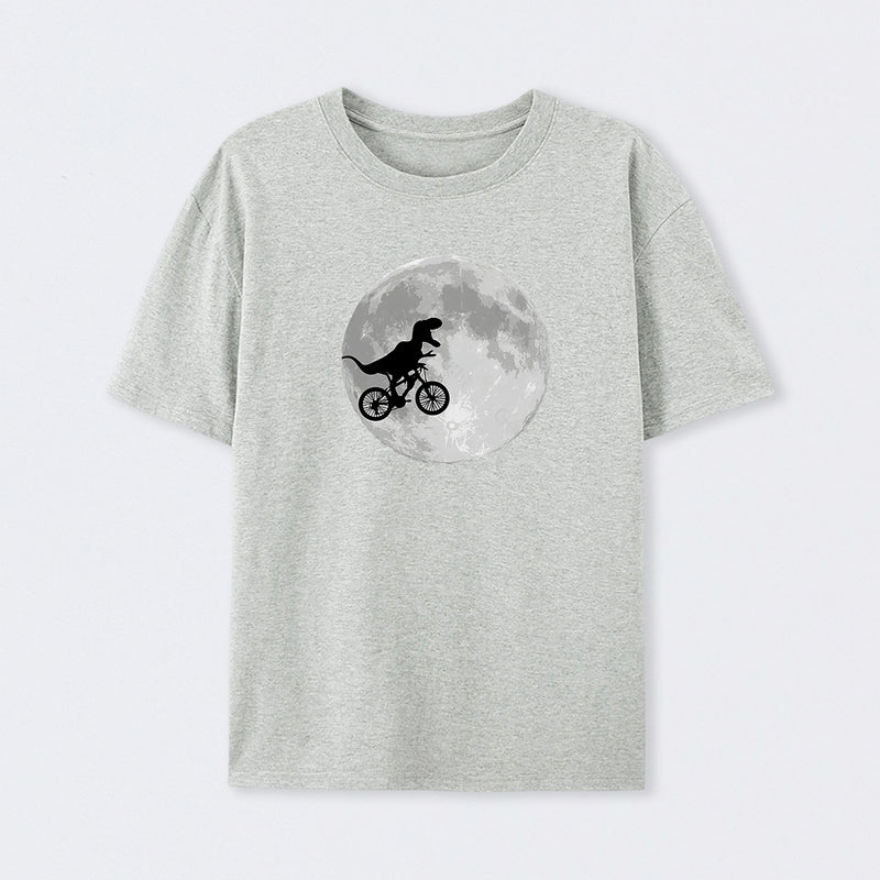 Dinosaur Bike and Moon T-Shirt
