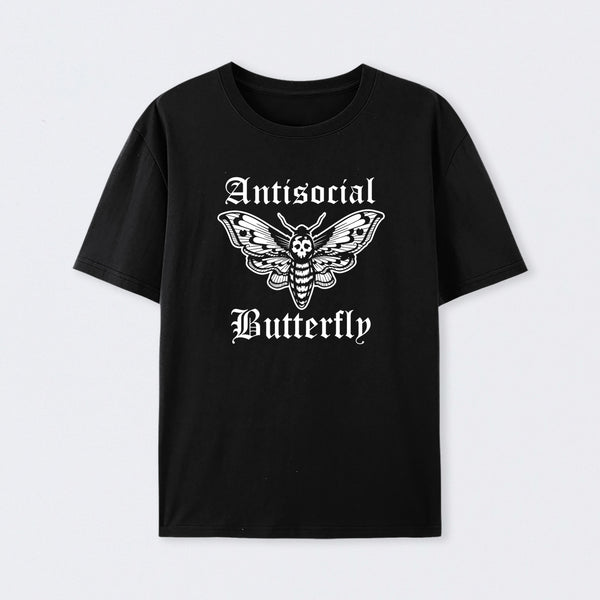 Funny Antisocial Butterfly T-Shirt