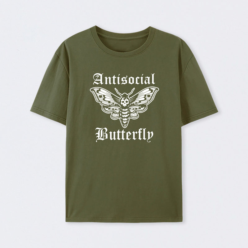 Funny Antisocial Butterfly T-Shirt