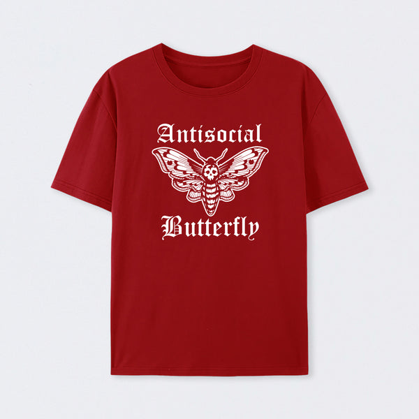 Funny Antisocial Butterfly T-Shirt