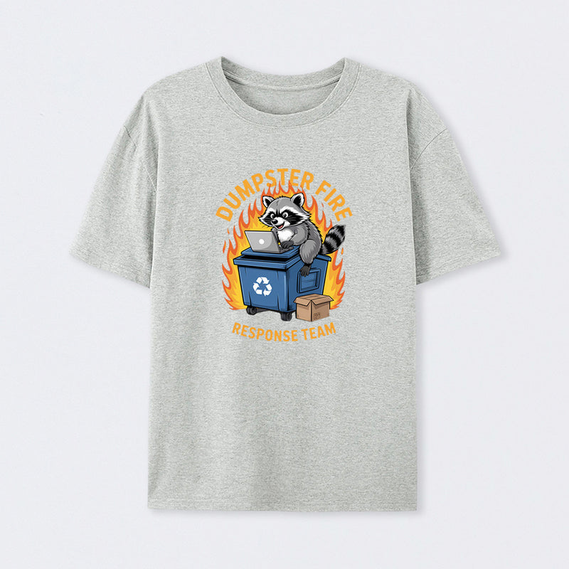 Dumpster Fire Response Team Leader Work T-Shirt