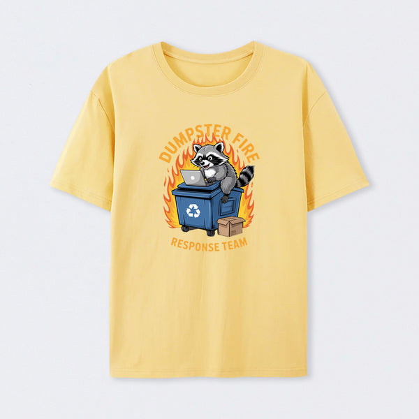 Dumpster Fire Response Team Leader Work T-Shirt