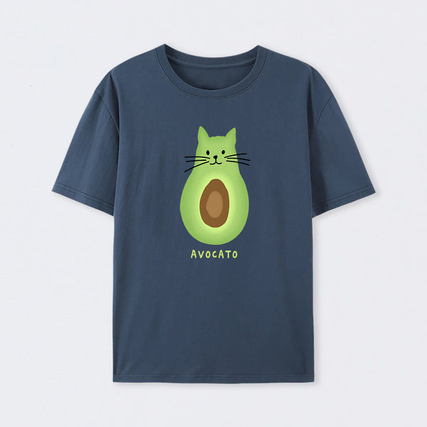 Avocato Cat Avocado Pun T-Shirt