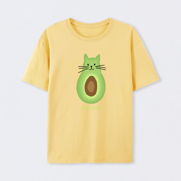 Avocato Cat Avocado Pun T-Shirt