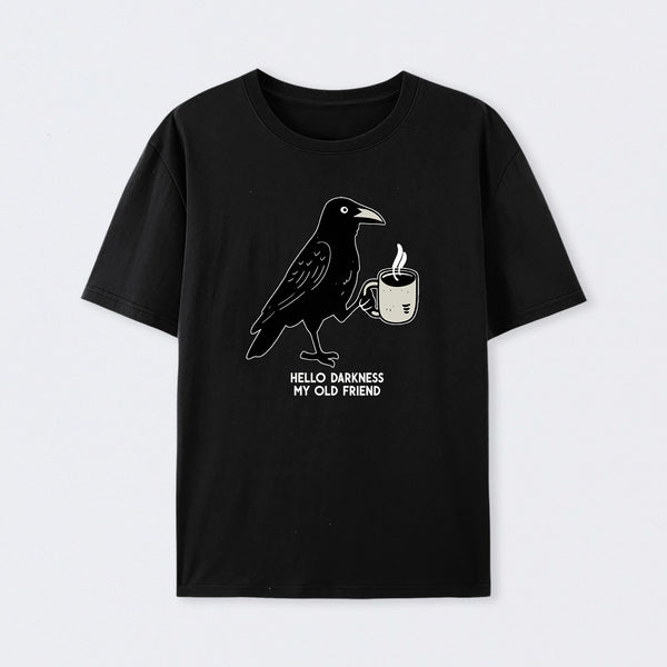 Raven Crow Coffee T-Shirt