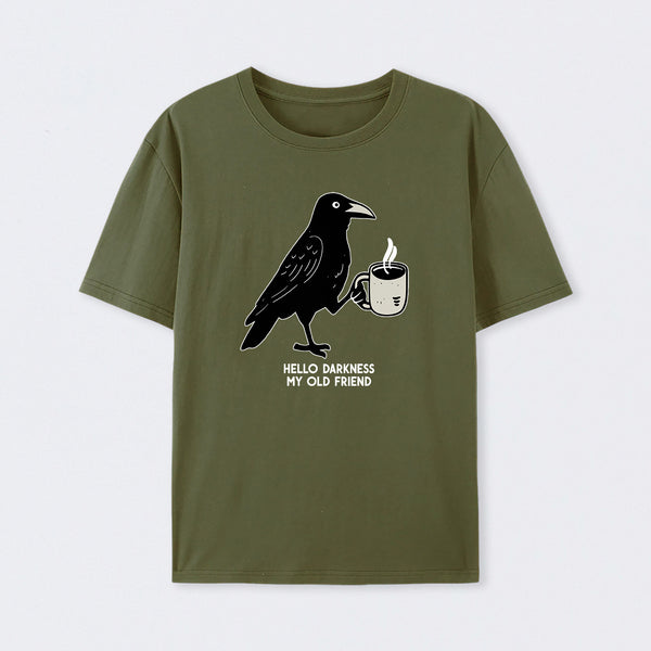 Raven Crow Coffee T-Shirt