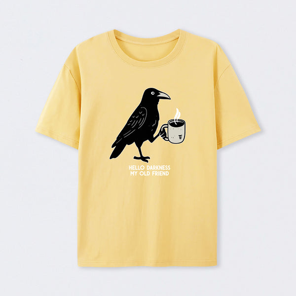 Raven Crow Coffee T-Shirt