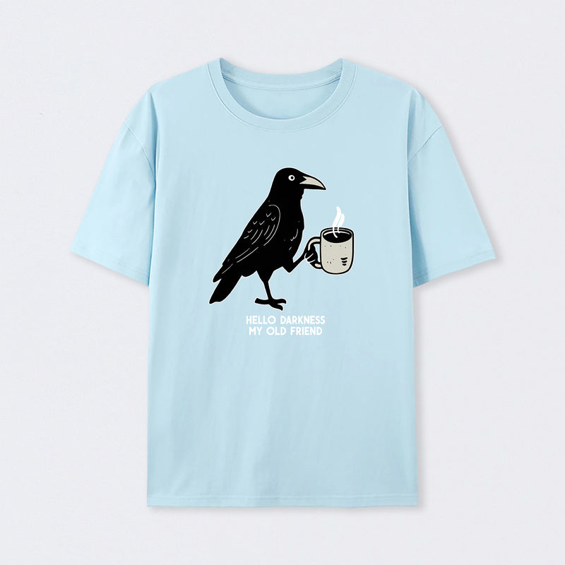 Raven Crow Coffee T-Shirt
