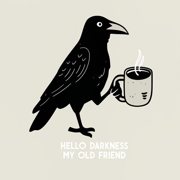 Raven Crow Coffee T-Shirt