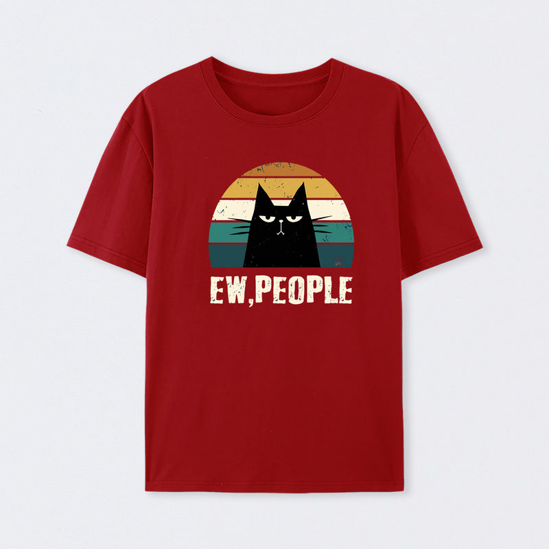 Ew People Funny Cat T-Shirt