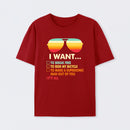 Funny Music lover Gift I Want It All T-Shirt