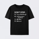 Don't Stop 80s Songs Multiple Choice T-Shirt