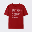 Don't Stop 80s Songs Multiple Choice T-Shirt