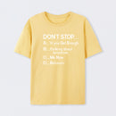Don't Stop 80s Songs Multiple Choice T-Shirt