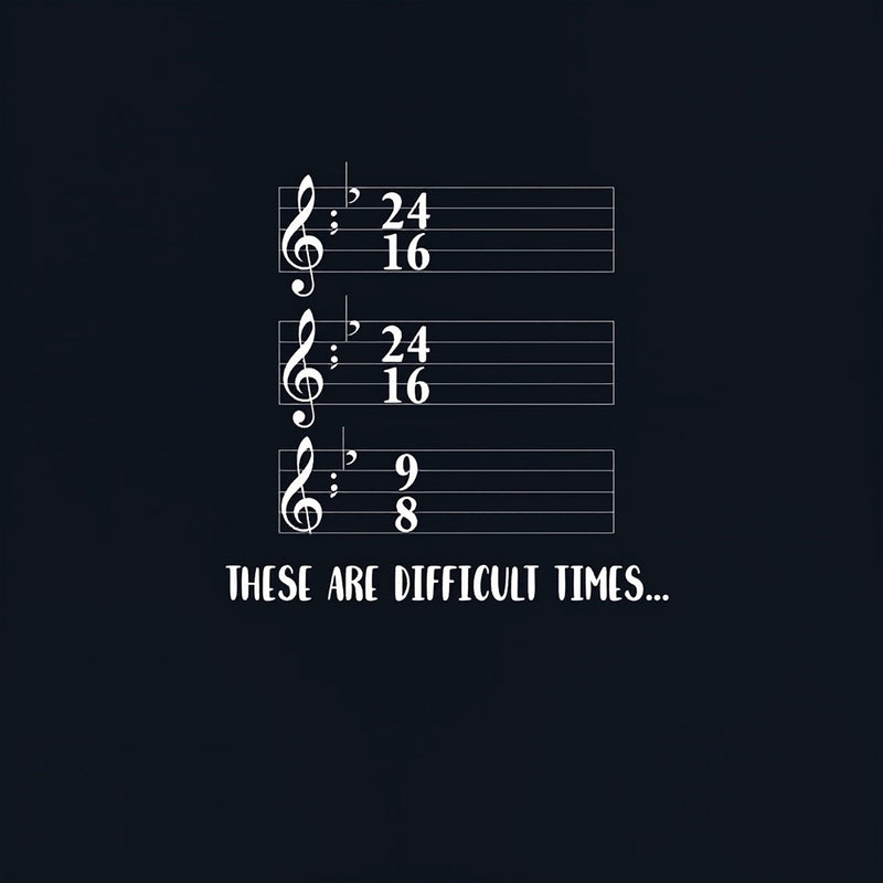 These Are Difficult Times Humour T-Shirt