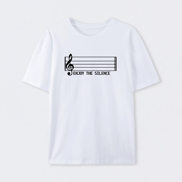 Enjoy The Silence Music Note T-Shirt