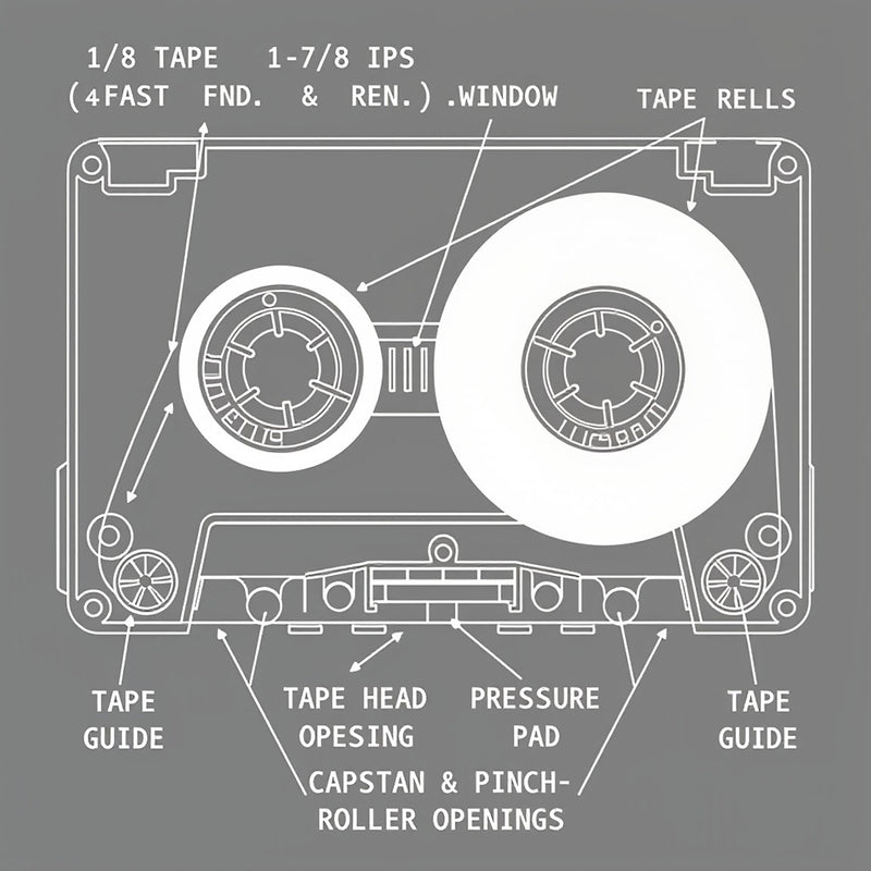 Anatomy of a Cassette Tape T-Shirt