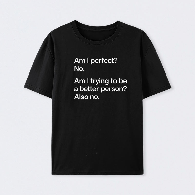 Am I Perfect No T-Shirt