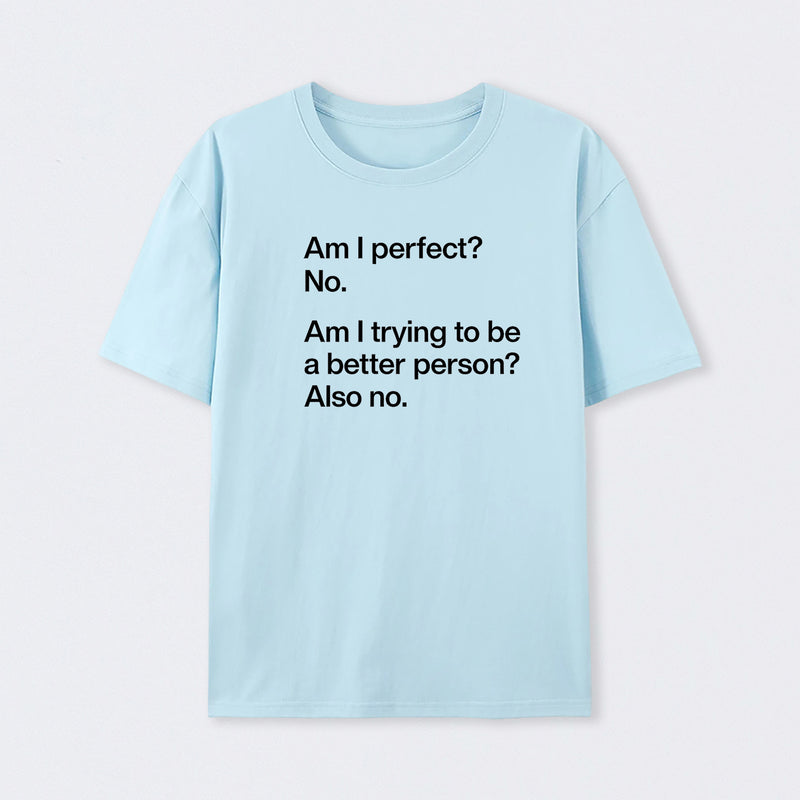 Am I Perfect No T-Shirt