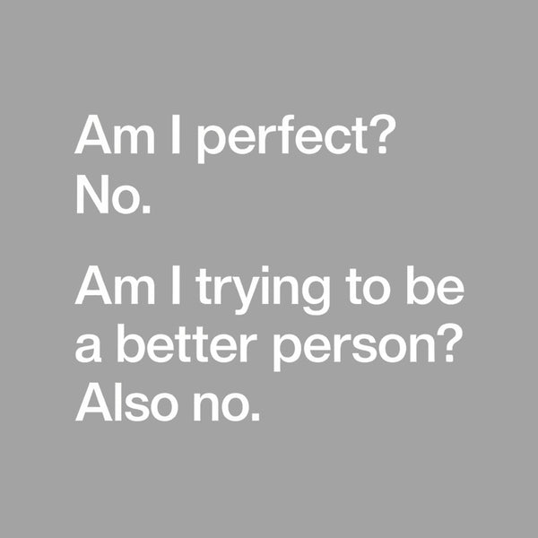 Am I Perfect No T-Shirt