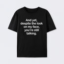 Funny Words Cotton T-Shirt