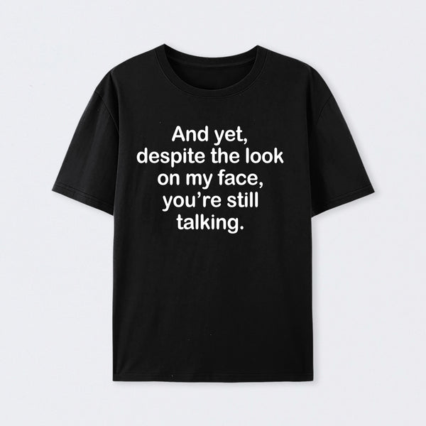 Funny Words Cotton T-Shirt