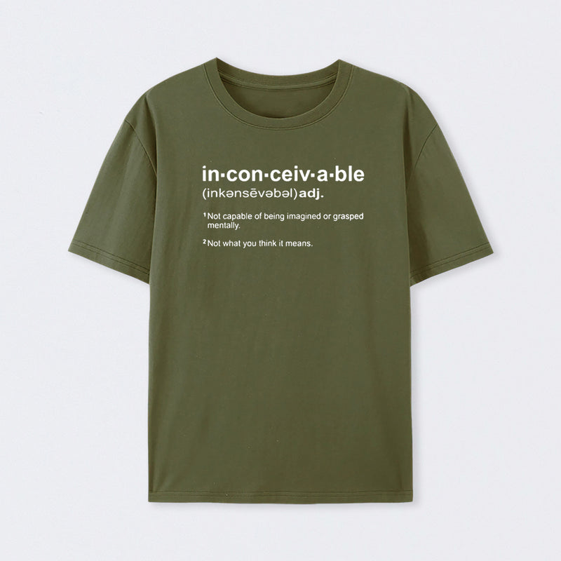 Inconceivable Definition T-Shirt