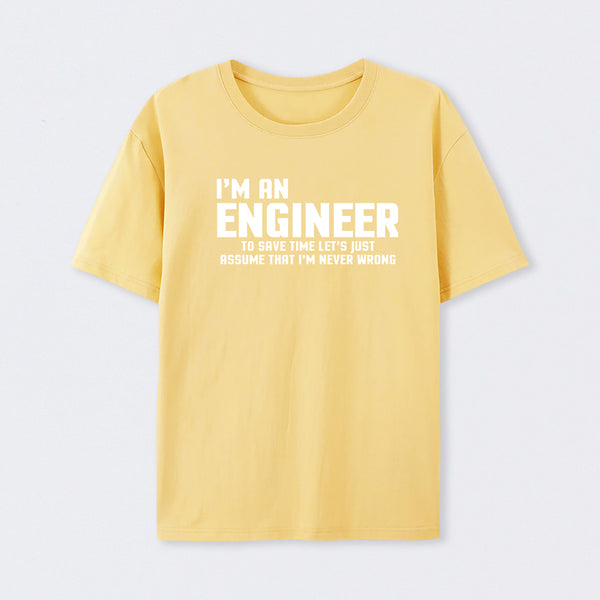 I'm An Engineer Funny Quote Active T-Shirt