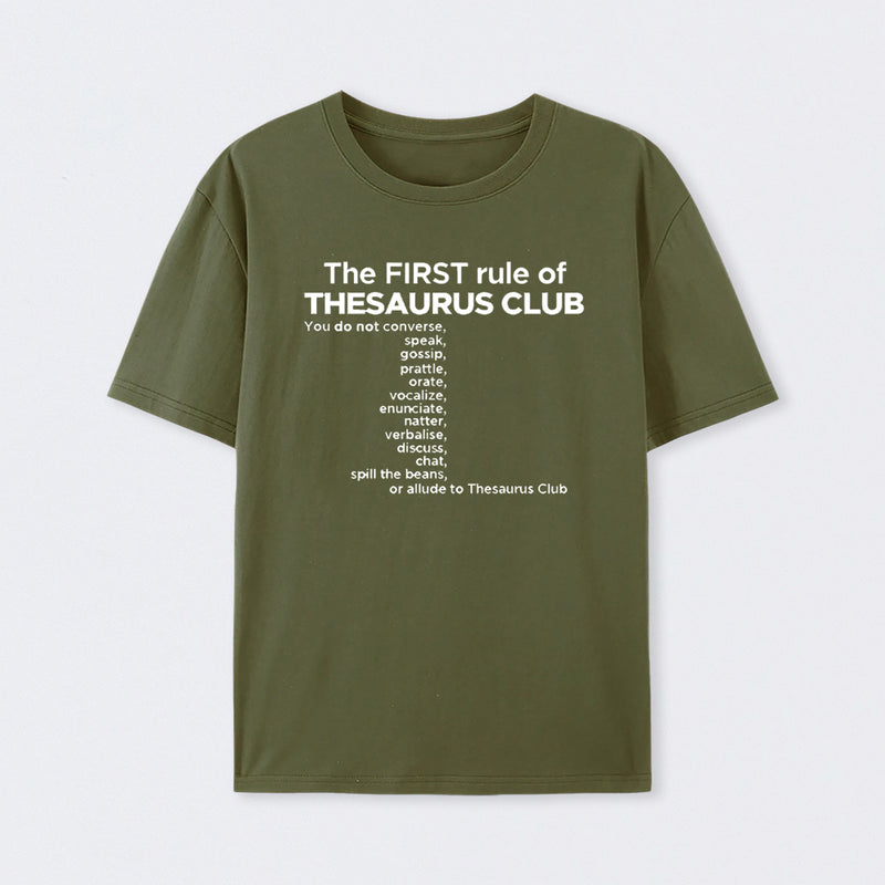 Thesaurus Club Confidential T-Shirt