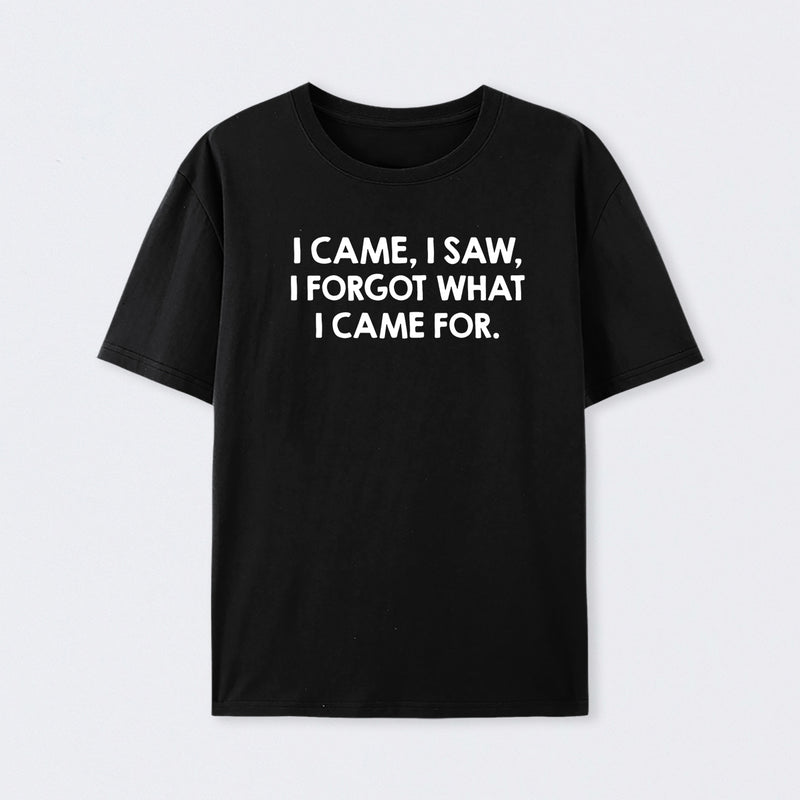 I Came and Saw Cotton T-Shirt